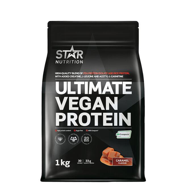 Ultimate Vegansk Protein 1 kg Caramel