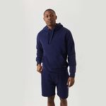 Centre Hoodie, Washed Out Blue