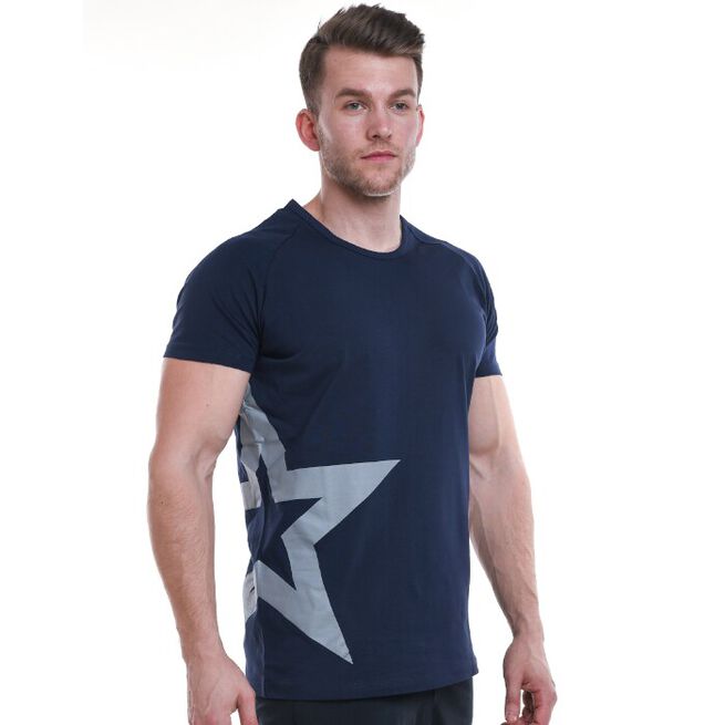 segment Ungkarl Empirisk Køb Star Nutrition Raglan T-shirt, Navy Blue, S - Bodystore.dk