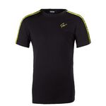 Chester T-Shirt, Black/Yellow, M 