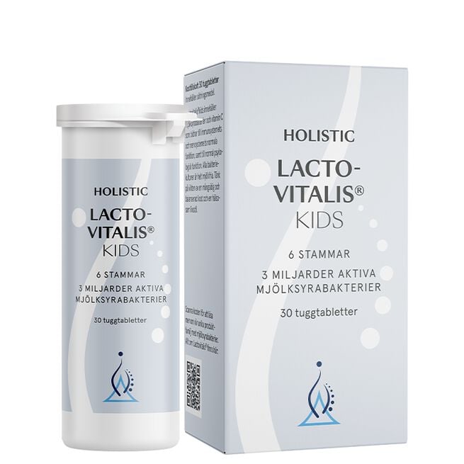 LactoVitalis Kids, 30 tyggetabletter