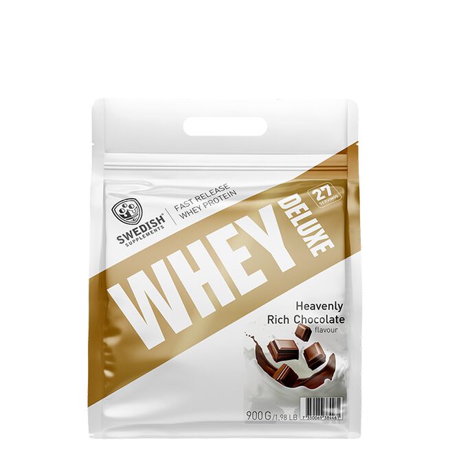 Whey Deluxe Whey Protein 900 g Heavenly Rich Chocolate