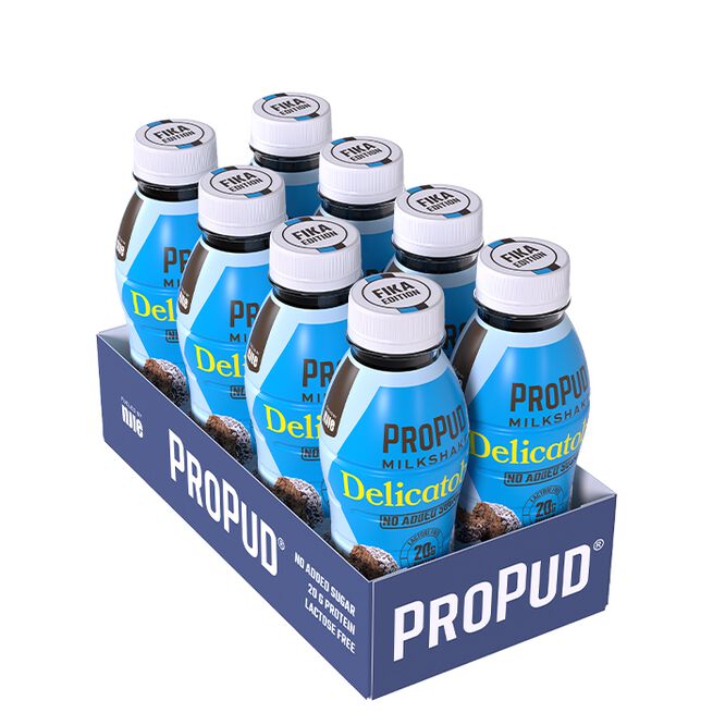 8 x ProPud Protein Milkshake, 330 ml Delicatoboll