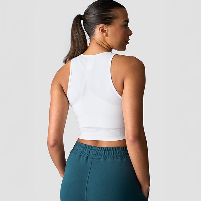 Define Seamless Cropped Top Hvid