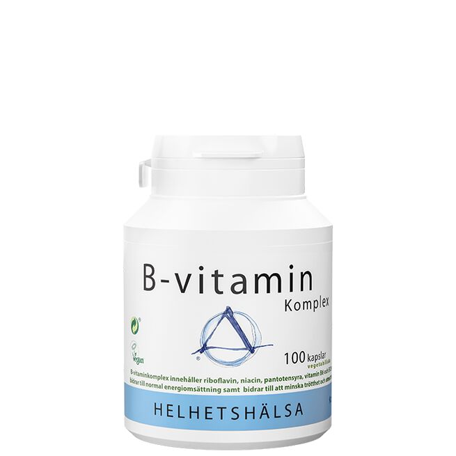 B-vitamin Kompleks, 100 kapsler