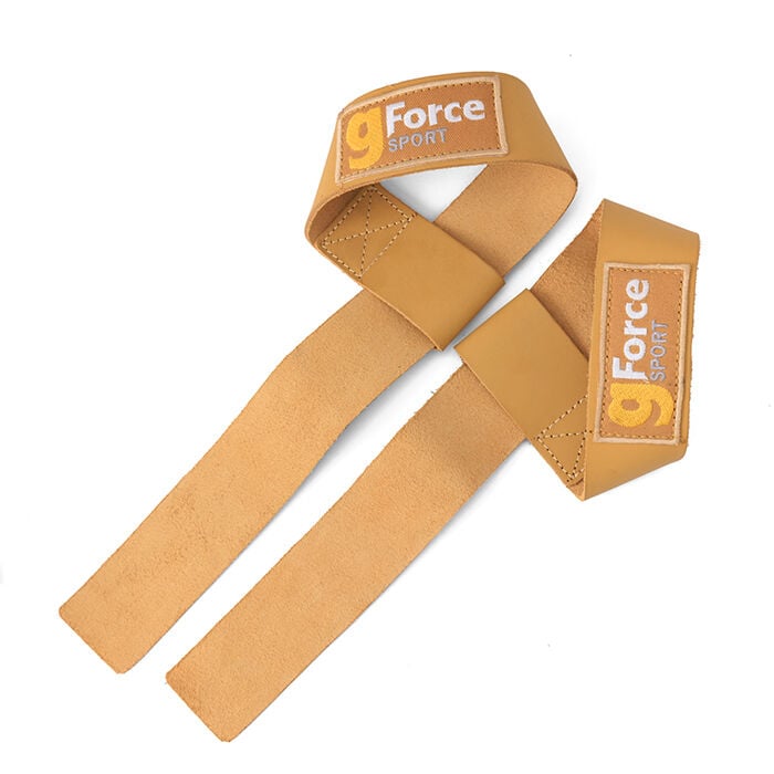 Lifting Straps L&aelig;der Brun
