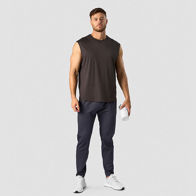 Stride Sleeveless T-shirt, Charcoal