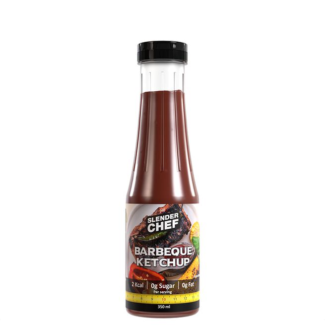 Slender Chef Sauce Lavkalorie 350 ml BBQ Ketchup