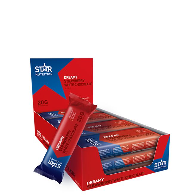 12 x Proteinbar 55 g Strawberry & White chocolate