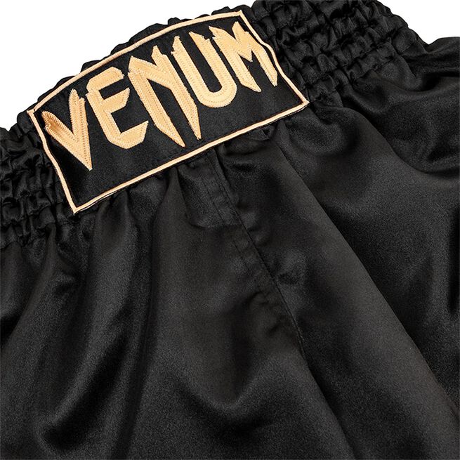 Klassiske Muay Thai Shorts Sort/Guld
