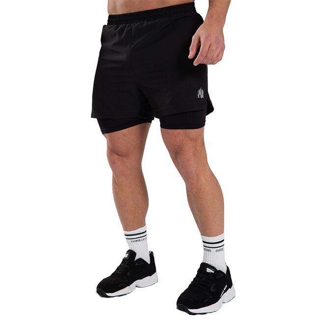 Cortez 2-In-1 Shorts, Black