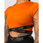 Ultimate Training Cropped T-shirt, Amber, XS 