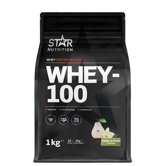 Whey-100 Valleprotein 1 kg Vanilla-Pear