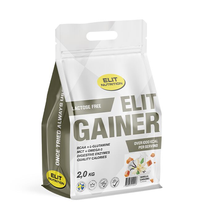 ELIT Gainer Laktosefri 2 kg Vanilla Caramel