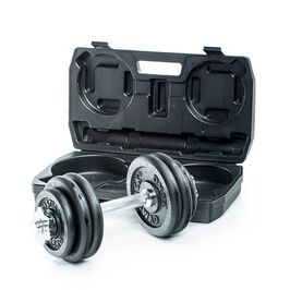 Adjustable Dumbbell Set, 15kg  Gym Stick Justerbar Håndvægt Sæt 15 kg