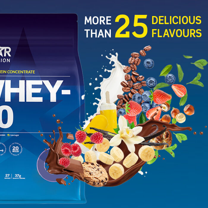 Whey-80 Valleprotein 1 kg Double Rich Chocolate