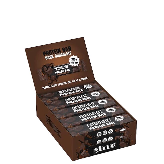 15 x Gainomax Protein Bar 60 g Dark Chocolate