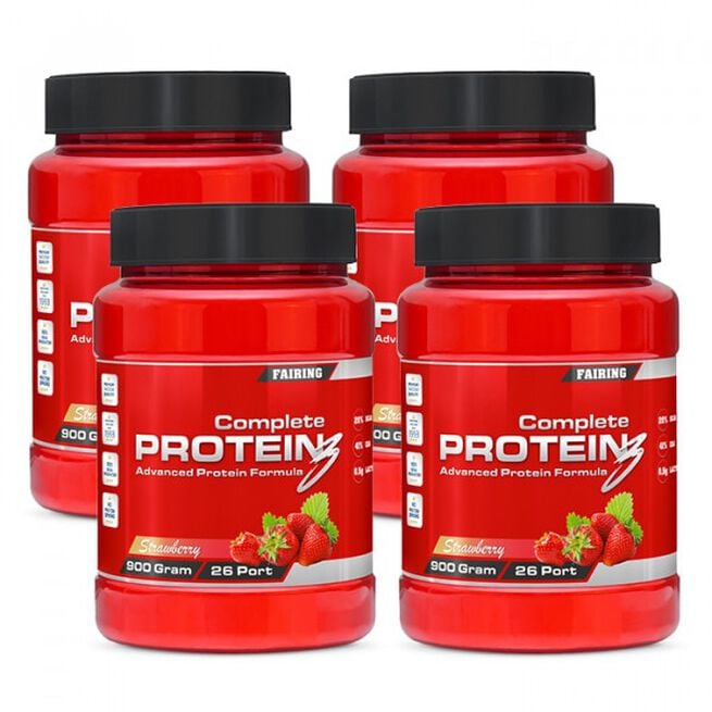 4 x Complete Protein 3, 900 g, BIG BUY 