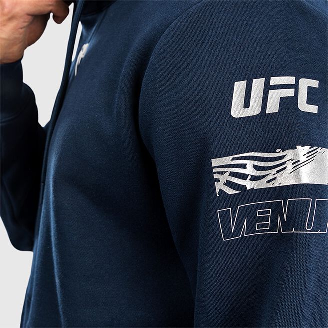 UFC Fusion Fight Week Men's Pullover Hoodie Solid Oceanic Blue