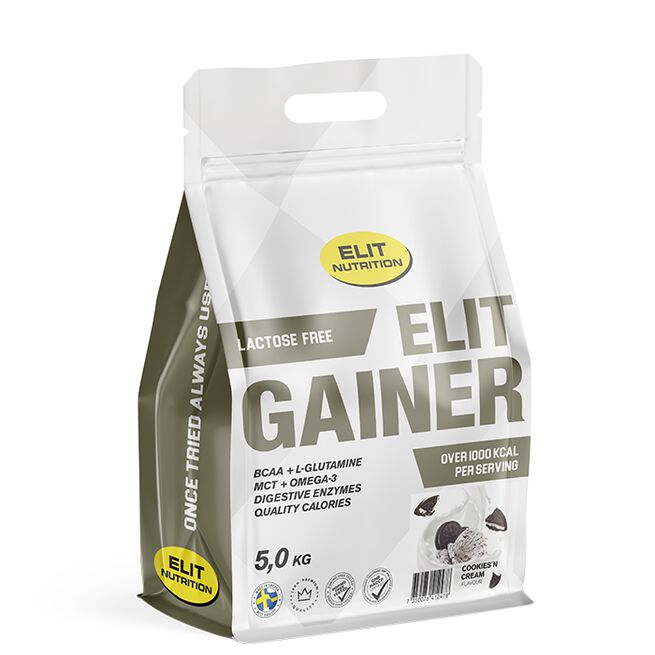 ELIT Gainer Laktosefri 5 kg Cookies ´n Cream
