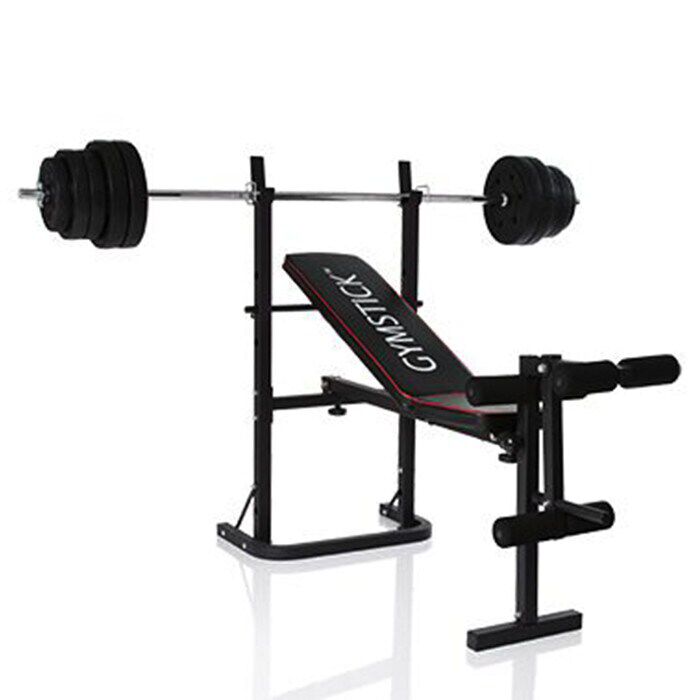 Kob Weight bench with 40kg barbell set Bodystore