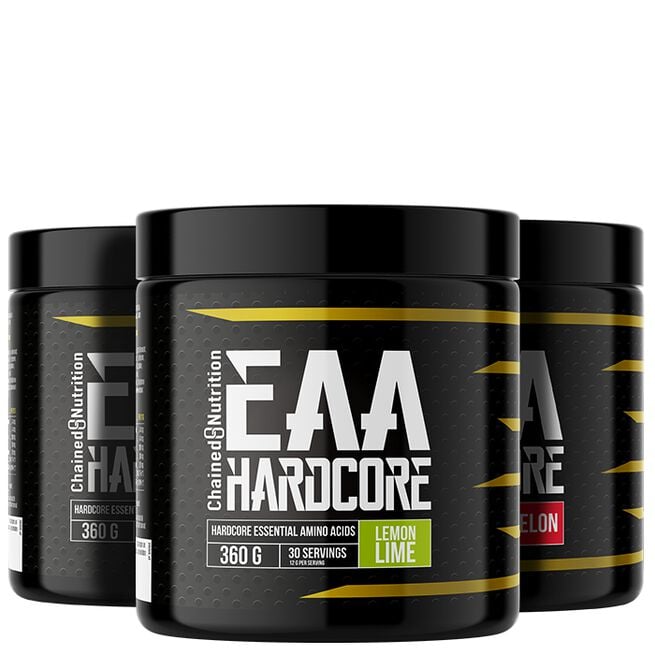 3 x EAA Hardcore aminosyrer 360 g