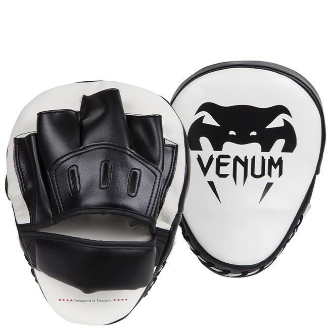 Venum Light Focus Mitts, White/Black (Pair) 