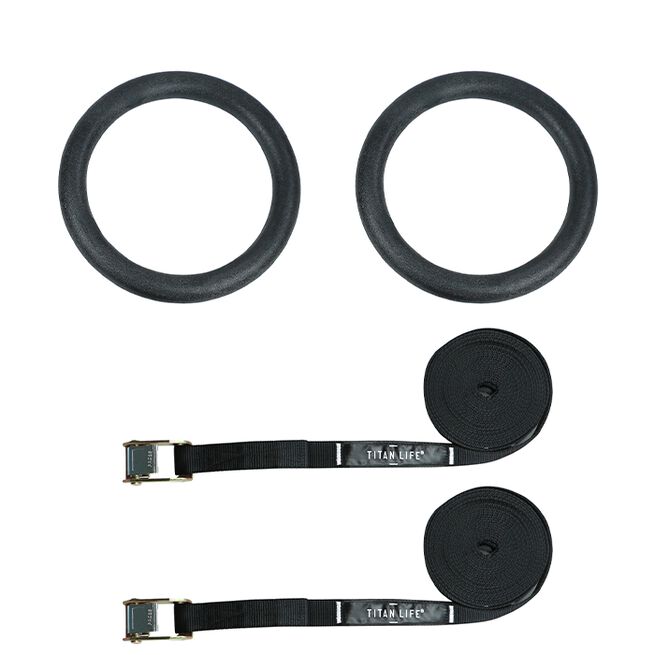 Gym Ringe Romerske ringe Sort