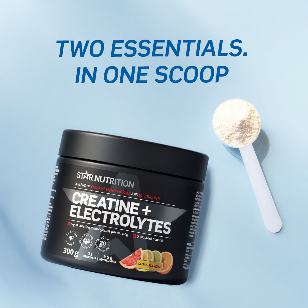 Creatine + Electrolytes, 300 g citrus