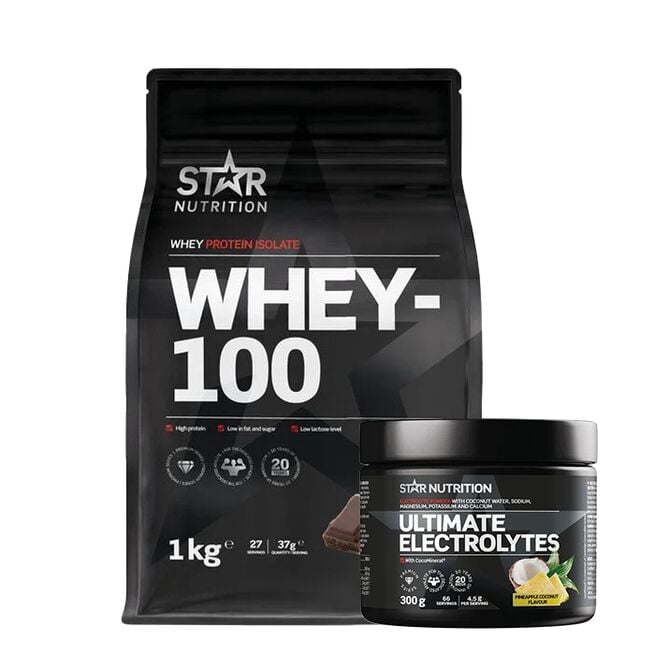 Valle-100 Valleprotein 1 kg + Ultimate Electrolytes 300 g