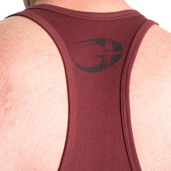 Essential T-Back Top Mørkerød