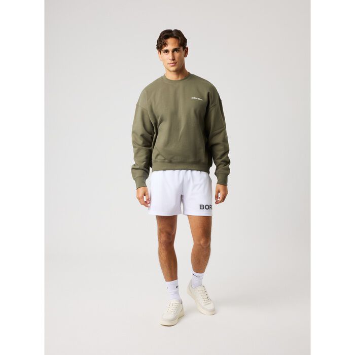 Borg Oversized Sweatshirt Gr&oslash;n