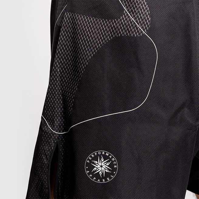Nexus Fightshorts Sort Sølv