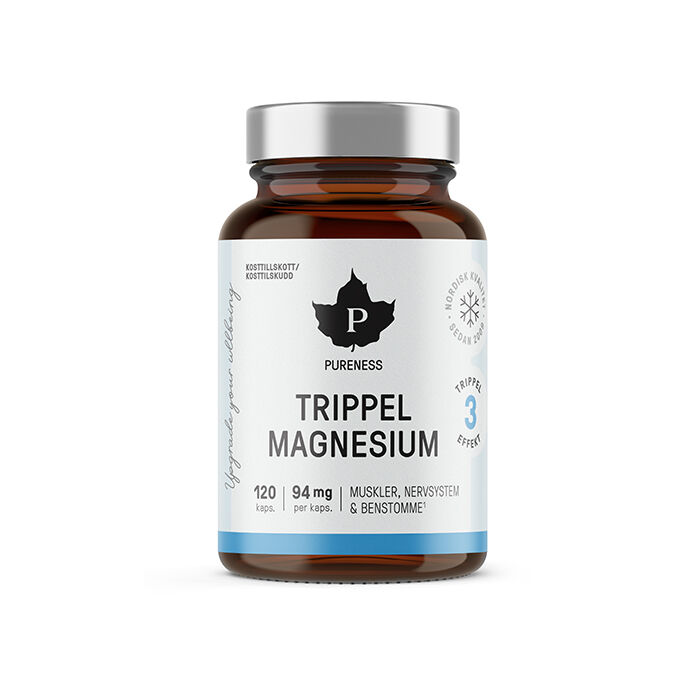 Trippel Magnesium 120 kapsler