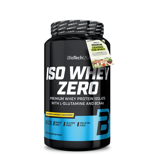 Iso Whey Zero Laktose reduceret Valleproteinisolat 908 g Pineapple Mango