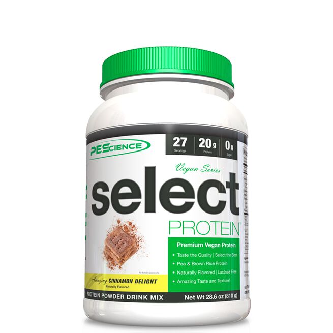 Vælg vegansk proteinpulver 27 portioner Cinnamon
