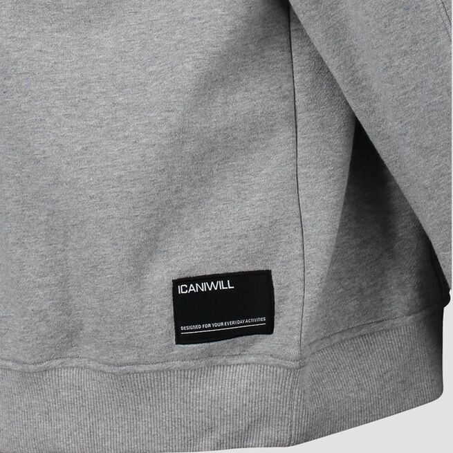 ICANIWILL Essential Hoodie Loose Fit Light Grey 