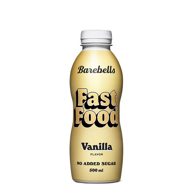 12 x Barebells Fast Food Måltidserstatning 500 ml Vanilla
