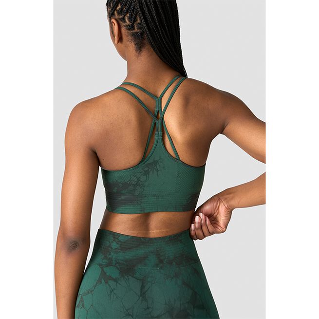 Define Seamless Tie Dye Sport-BH Grøn