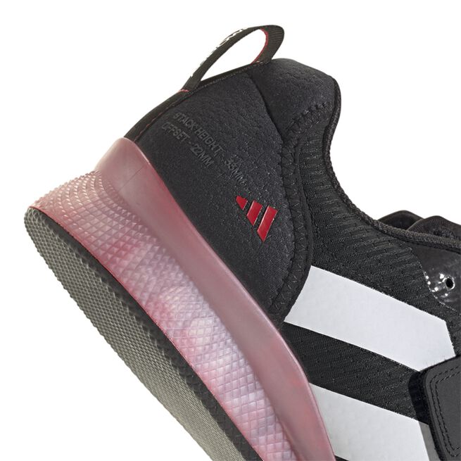 Adipower Weightlifting 3 Sko Sort Hvid/Rød