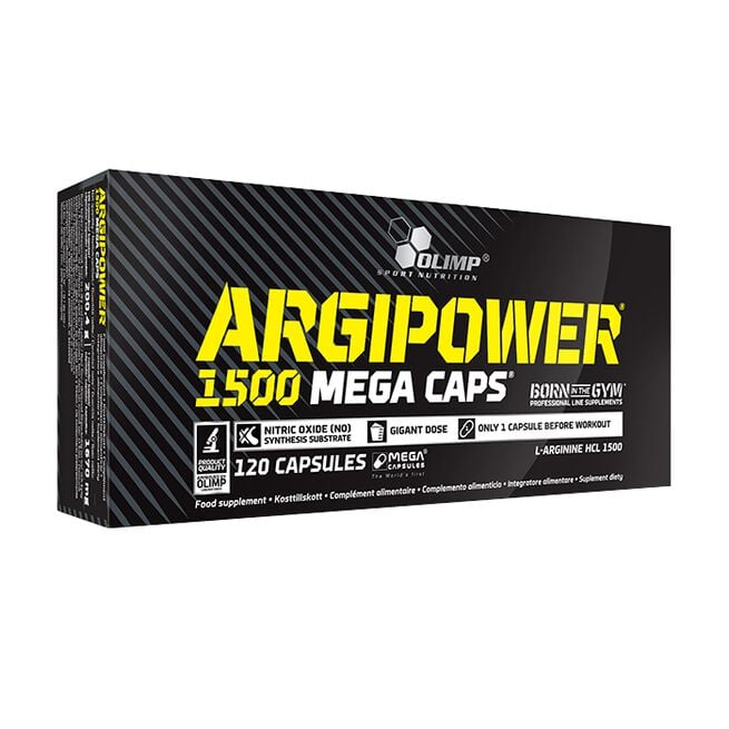 ArgiPower 1500 Mega Caps L-arginin Kapsler 120 stk