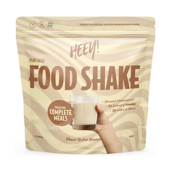 Vegansk Food Shake M&aring;ltidserstatning 1400 g jordnotssmor_banan