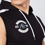 Gorilla Wear Oswego S/L Hooded T-Shirt, Black