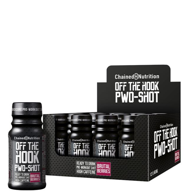12 x Off The Hook PWO-Shot 60 ml Brutal Berries