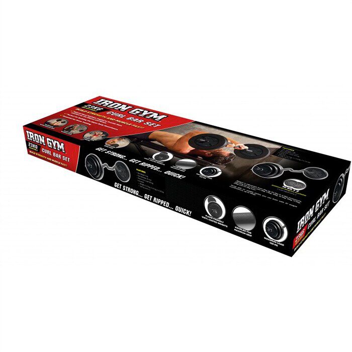 Justerbart Curl bar S&aelig;t 23 kg