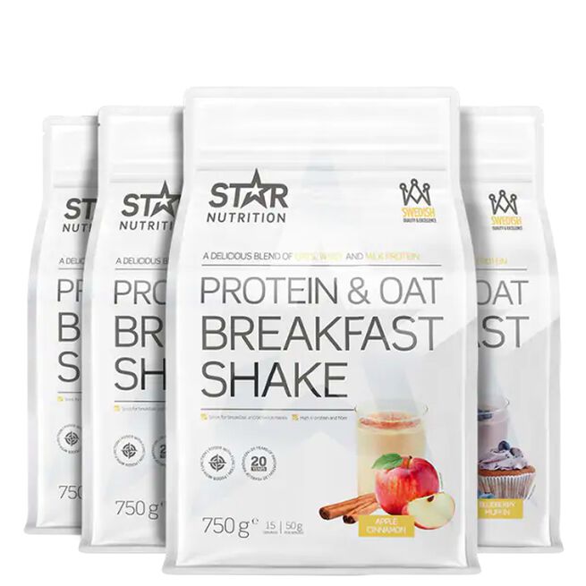 Mix&Match Protein & Havre Morgenmad Shake Måltidserstatning 3 kg