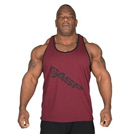 Gasp Vintage T-back, Maroon Vintage T-Back Top Mørkerød