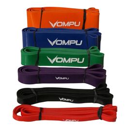 OMPU Extreme Fitness Band, Black, 200cmx22mm  OMPU Extreme Fitness Band