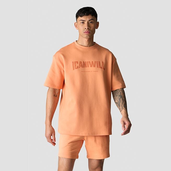 Revive T-shirt Print Orange