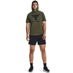 Project Rock Terry SS Hoodie, Marine OD Green